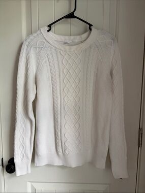 GAP Cable Knit Sweater - White